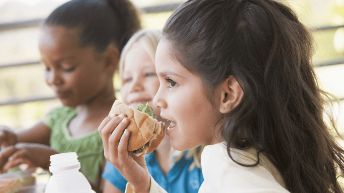 Pace - Students Eating Lunch